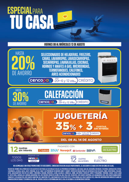 Catálogo Oferta :: VOLANTE ESPECIAL PARA TU CASA HASTA 13.08