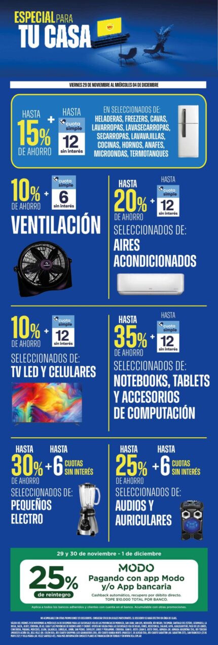 Catálogo Oferta :: VOLANTE ESPECIAL PARA TU CASA electro hasta 04.12