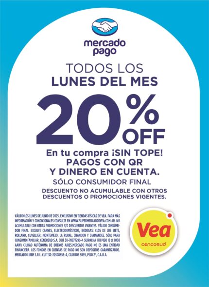 Catálogo Oferta :: MERCADO PAGO: TODOS LOS LUNES DE JUNIO