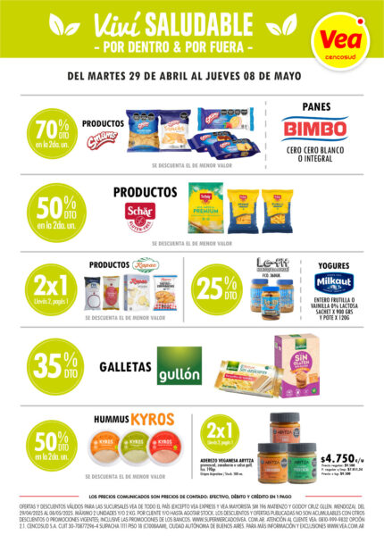 Catálogo Oferta :: OFERTA ESPECIAL VIVÍ SALUDABLE HASTA 8 DE MAYO